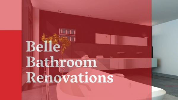 Small Bathrooms Renovations Sydney