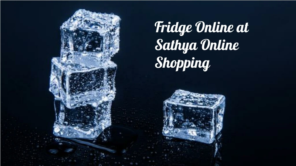 fridge online at sathya online shopping