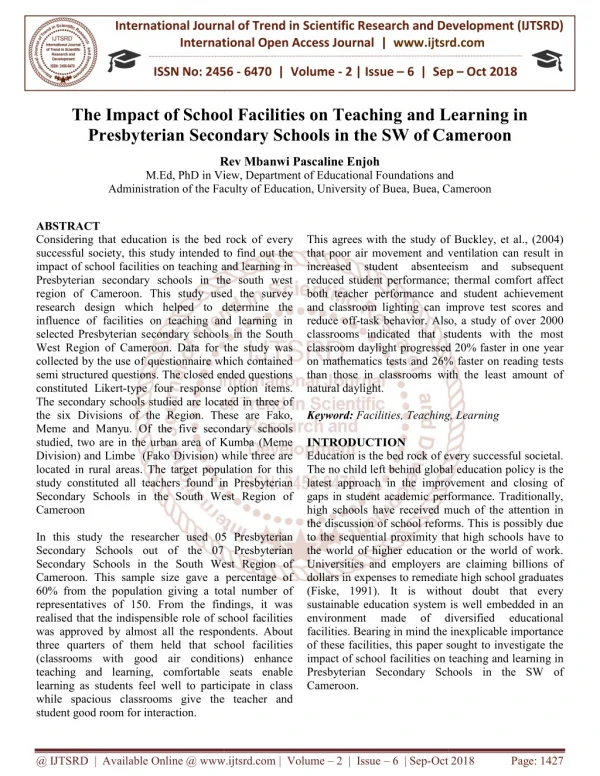 international journal of trend in international
