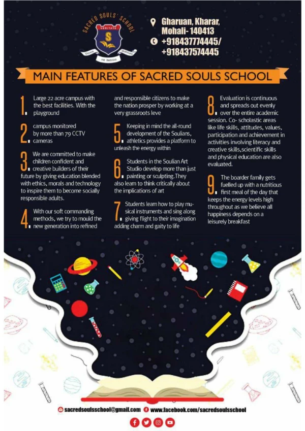 Main Features of Sacred Souls School