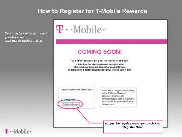How to Register for T-Mobile Rewards