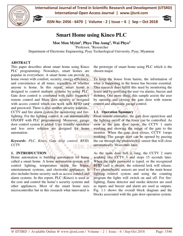 international journal of trend in scientific