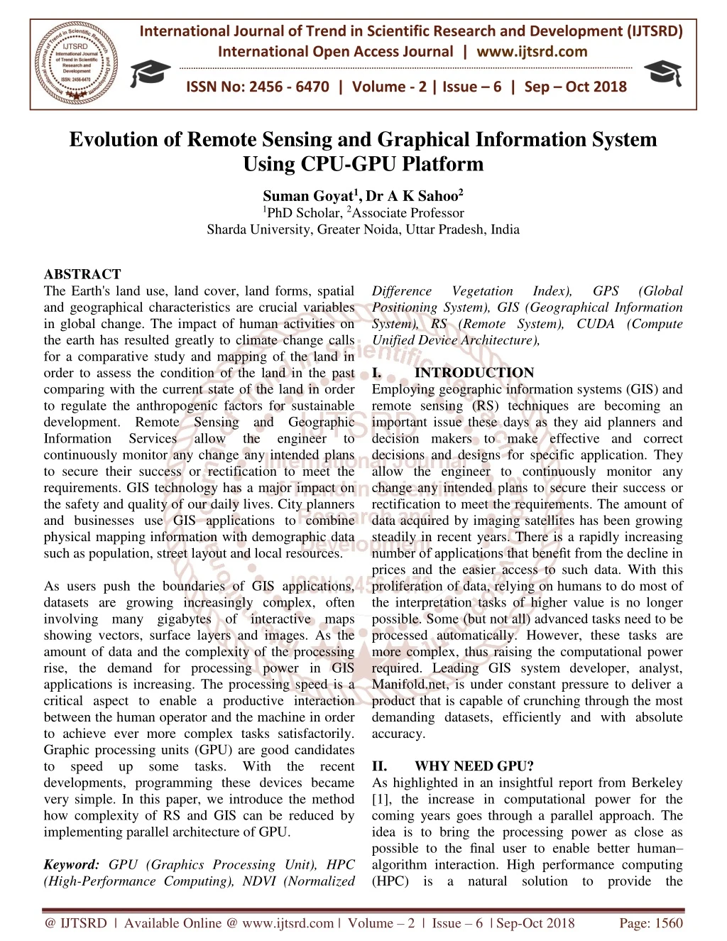 international journal of trend in scientific