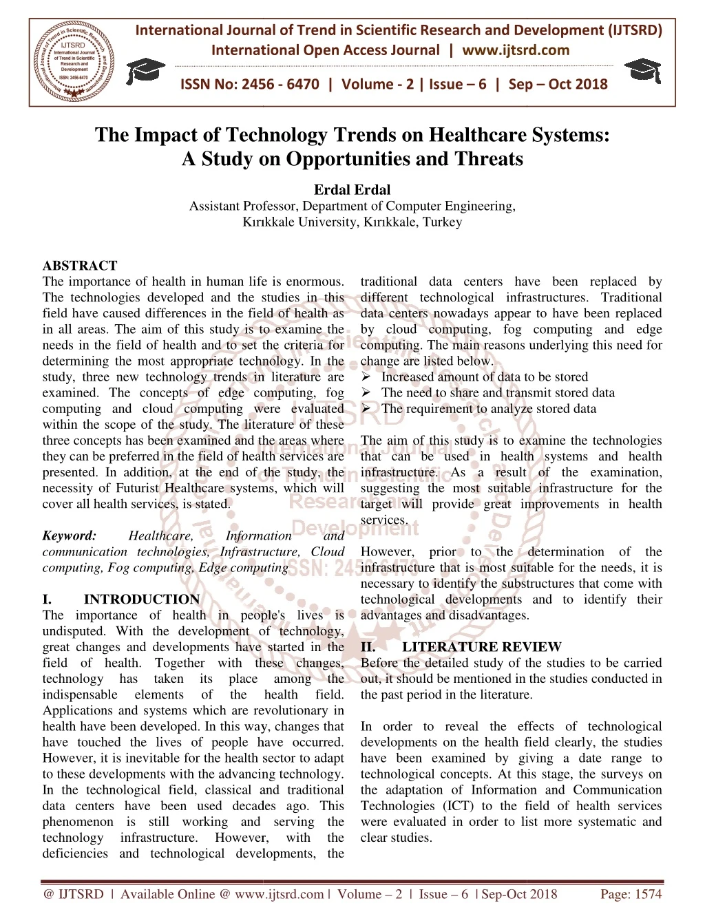 international journal of trend in international