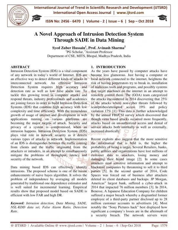 international journal of trend in international