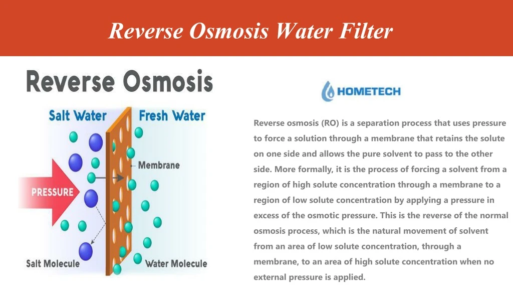 reverse osmosis water filter