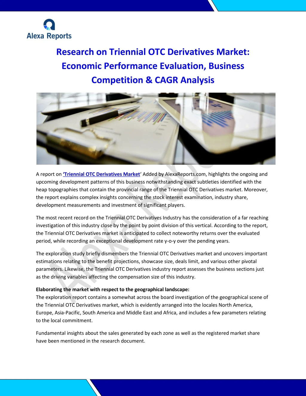 research on triennial otc derivatives market