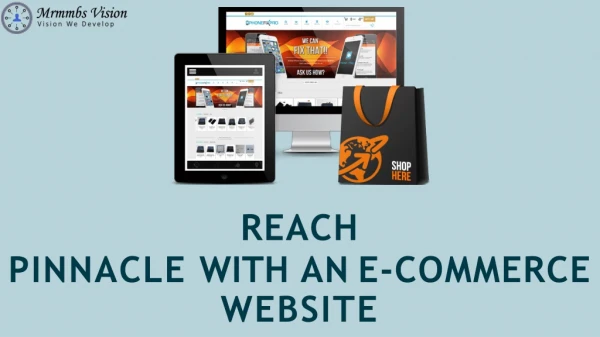 Get best e-commerce website designing services from top e-commerce website designing company in India - Mrmmbs Vision