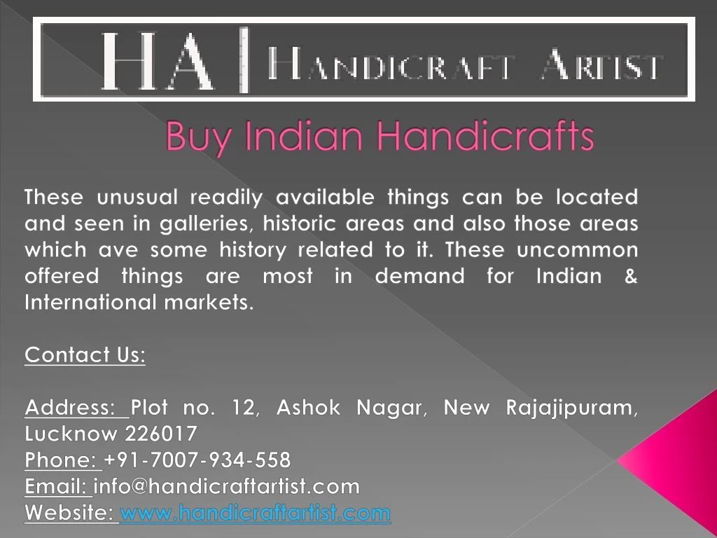 buy indian handicrafts