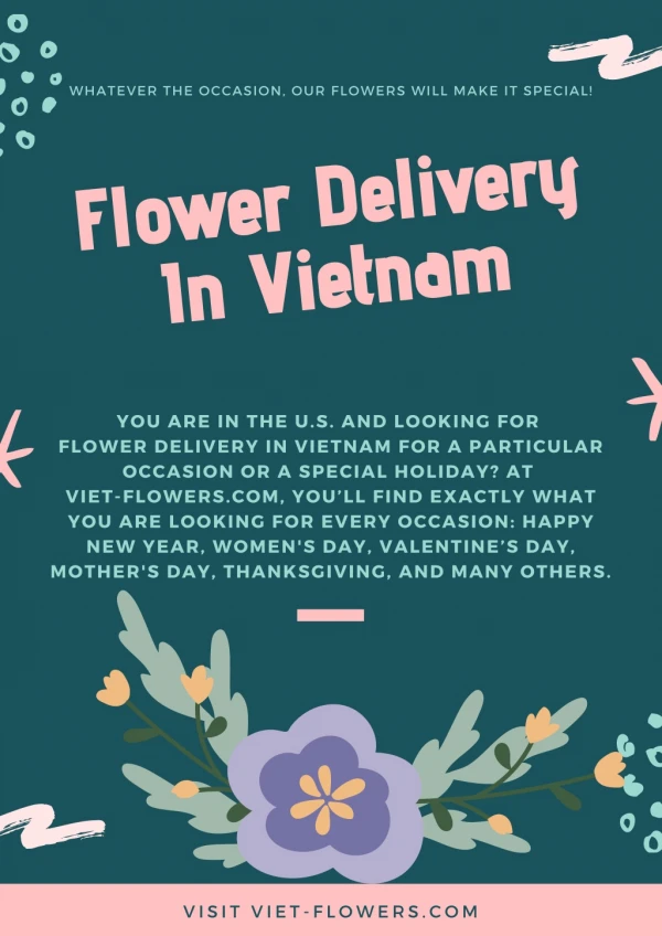 whatever the occasion our flowers will make