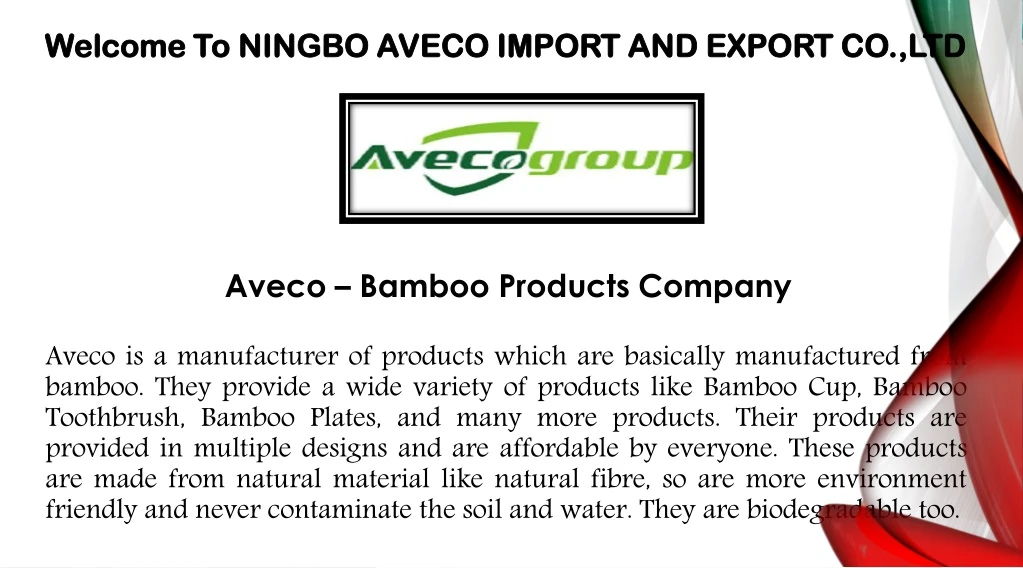 welcome to ningbo aveco import and export co ltd
