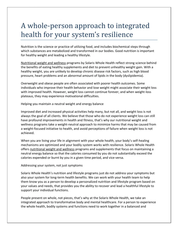 A whole-person approach to integrated health for your system’s resilience