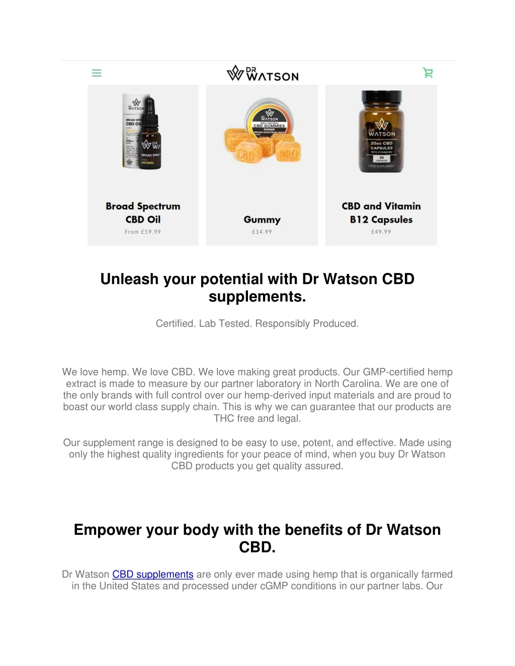 unleash your potential with dr watson
