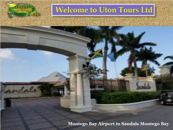 Private Airport Transfers in Montego Bay