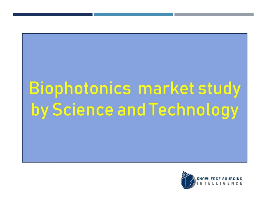 biophotonics market study by science