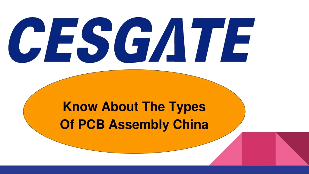 know about the types of pcb assembly china