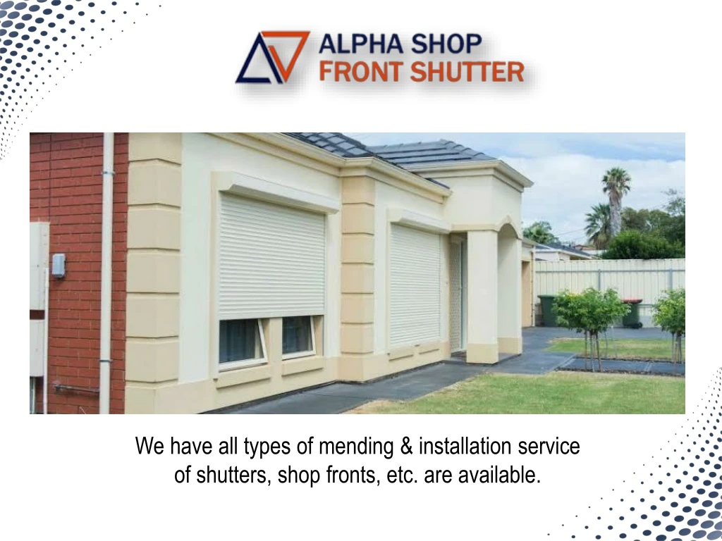 we have all types of mending installation service