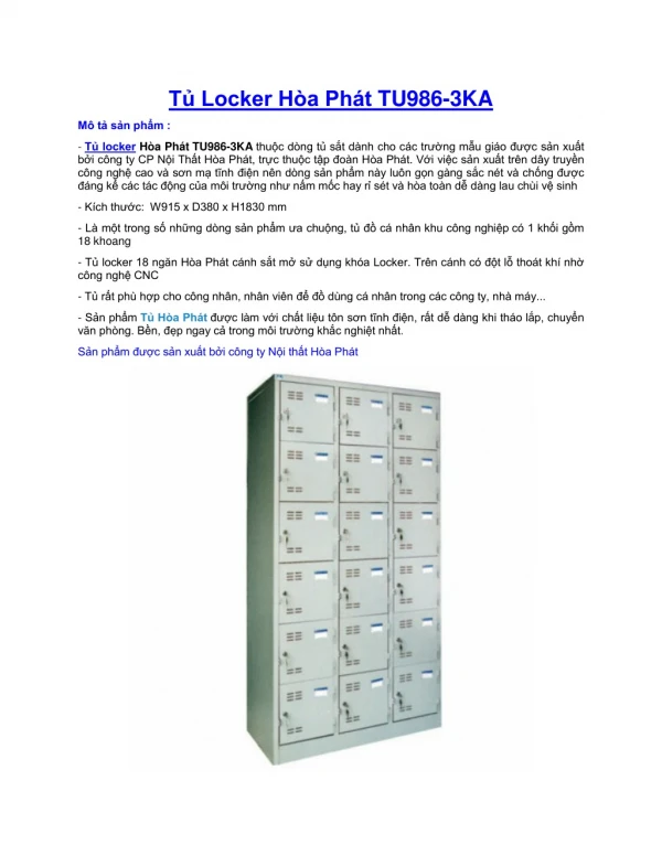 t locker h a ph t tu986 3ka