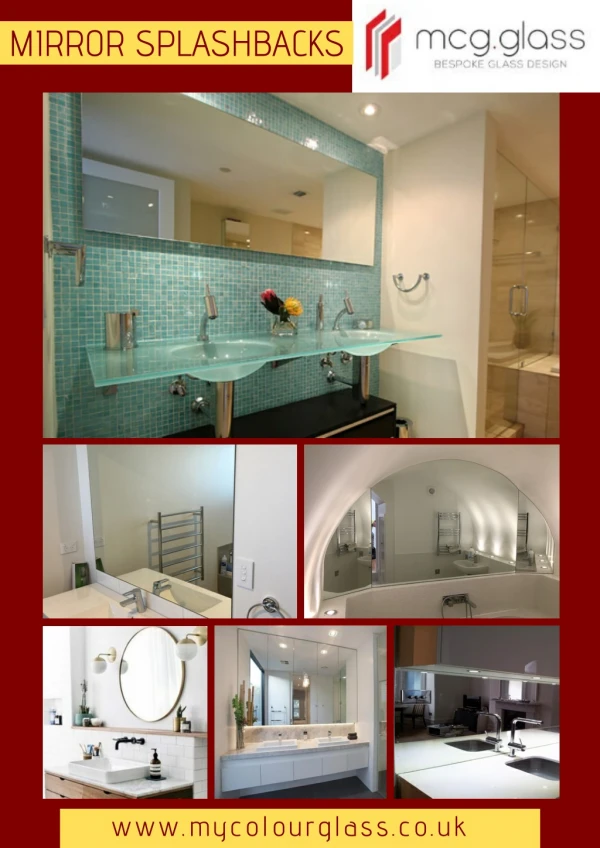 Stylish Bathroom Mirror Splashback Ideas | MyColourGlass