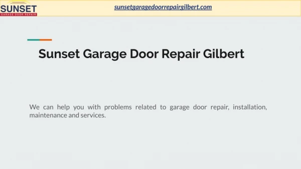 Local Garage Door Repair Service