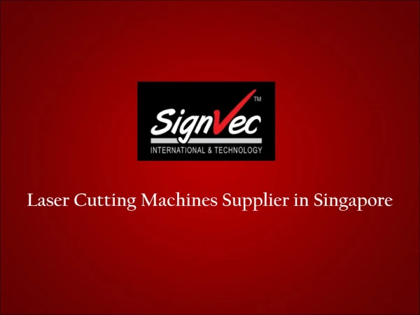 laser cutting machines supplier in singapore