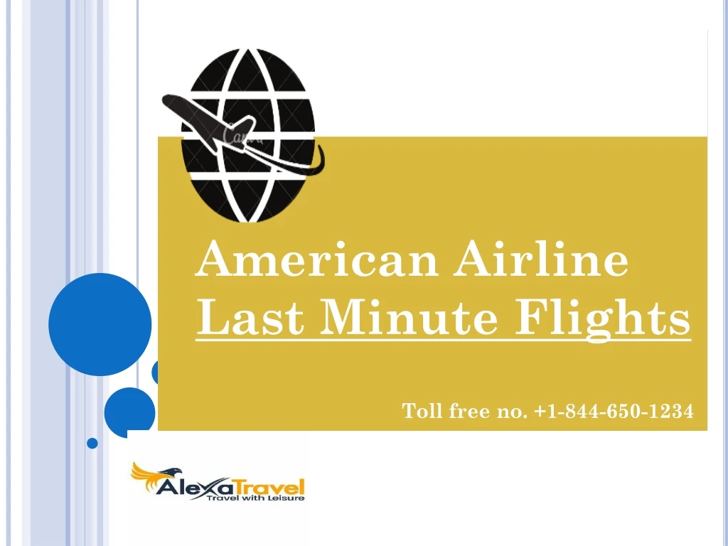 american airline last minute flights