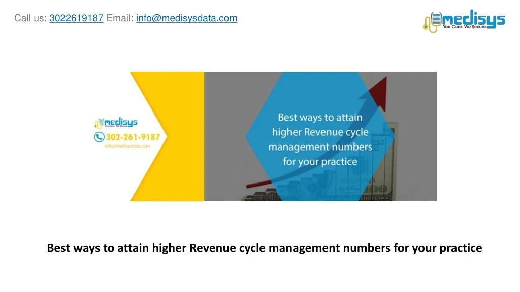 best ways to attain higher revenue cycle management numbers for your practice