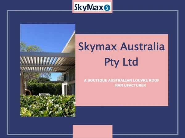 Opening Louvered  Roof Systems in Sydney
