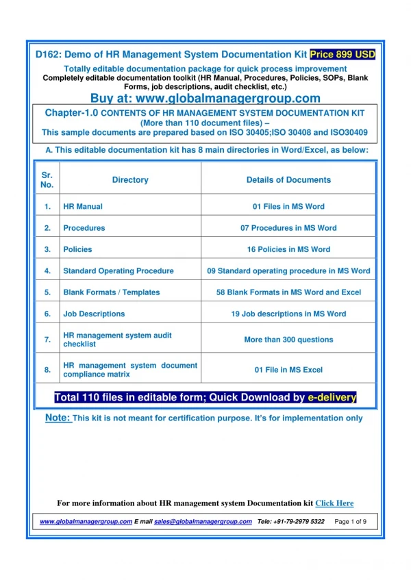 d162 demo of hr management system documentation