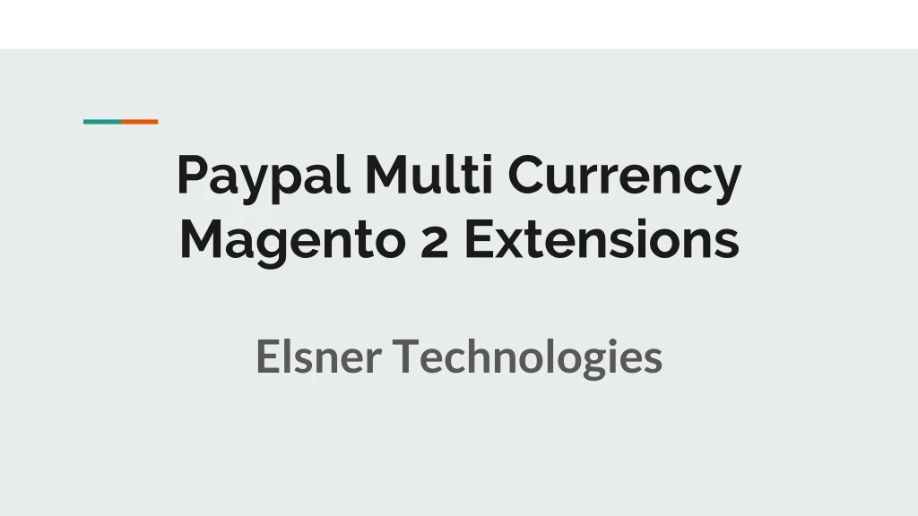 paypal multi currency magento 2 extensions