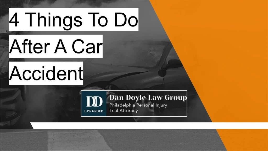 4 things to do after a car accident