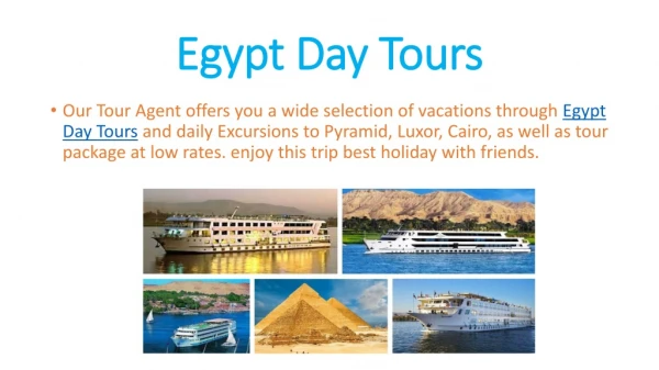 Discover Egypt Travel Package at Best Price