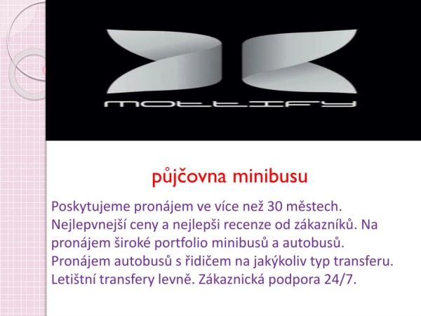 p j ovna minibusu