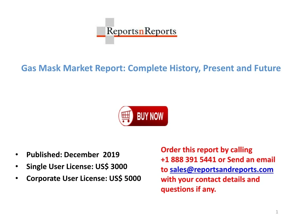 gas mask market report complete history present