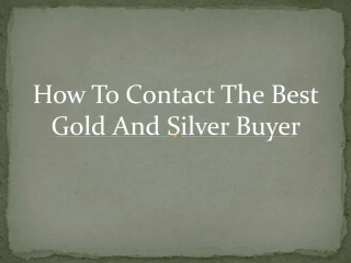 Sell Gold Buyer In Gurgaon