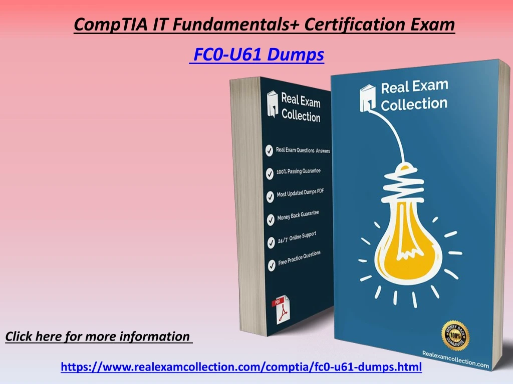 comptia it fundamentals certification exam