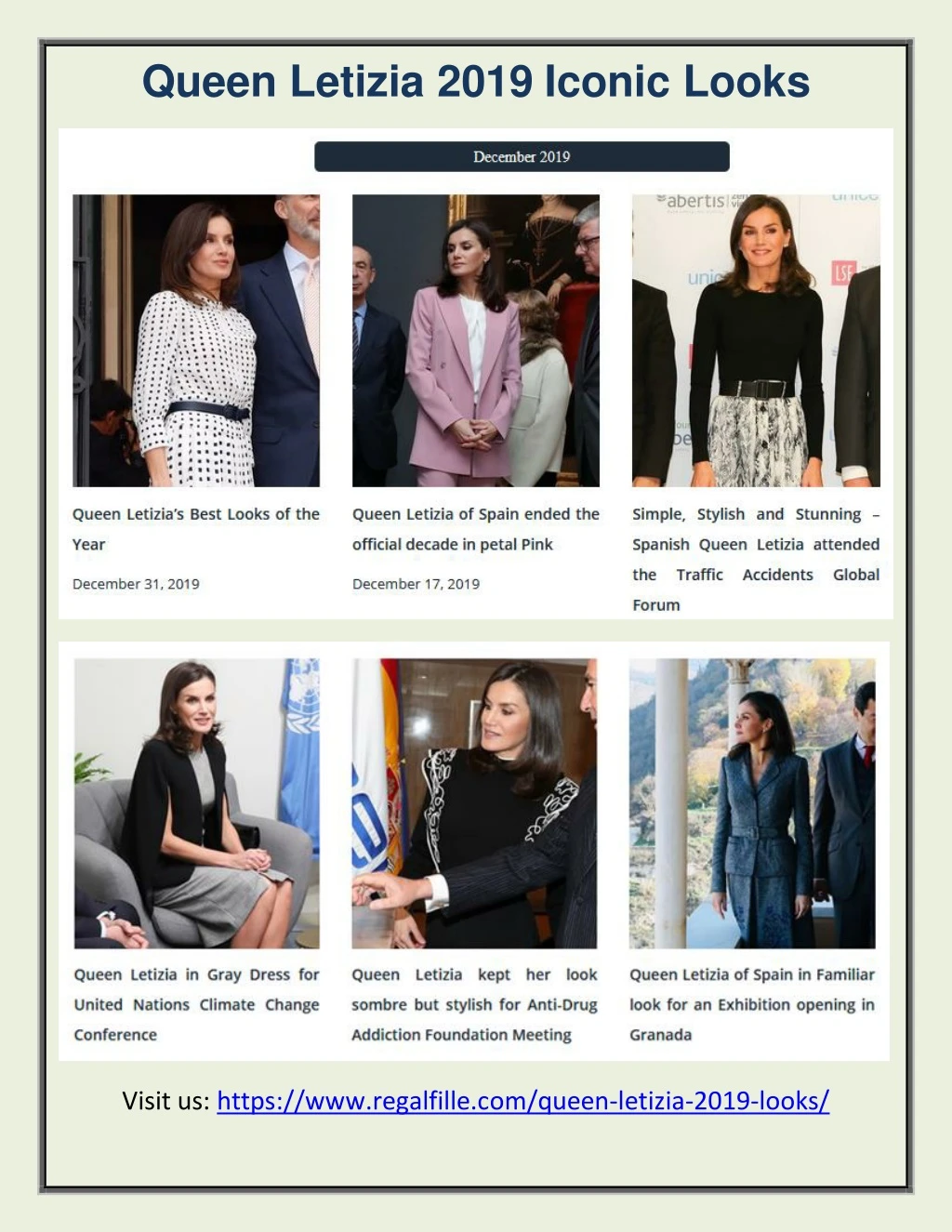 queen letizia 2019 iconic looks