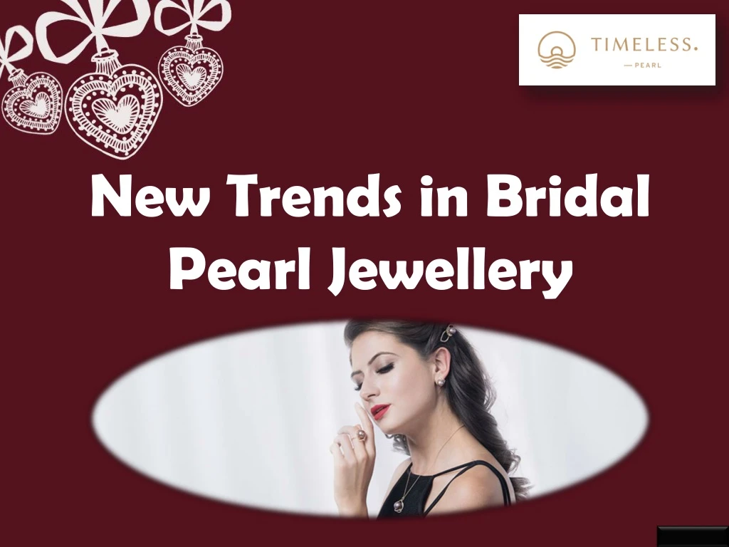 new trends in bridal pearl jewellery