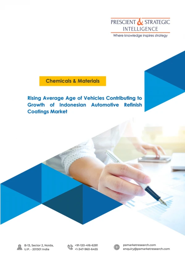 Rising Average Age of Vehicles Contributing to Growth of Indonesian Automotive Refinish Coatings Market
