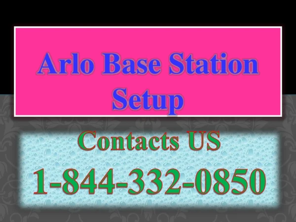 Arlo Base Station To The Internet  Issue