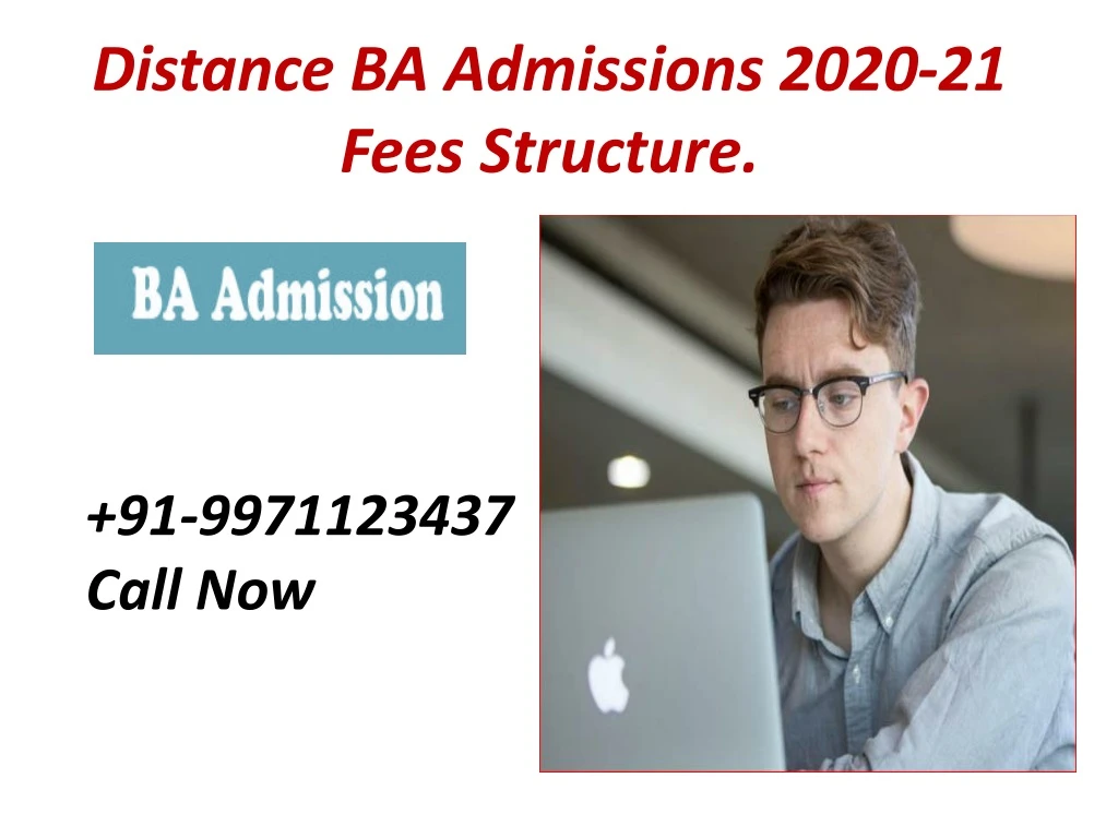 distance ba admissions 2020 21 fees structure