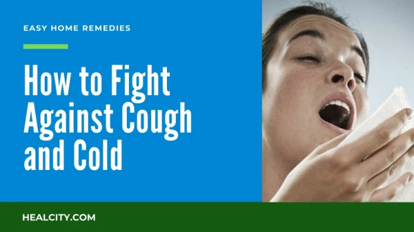 How to Help Stop Coughing from a Cold?