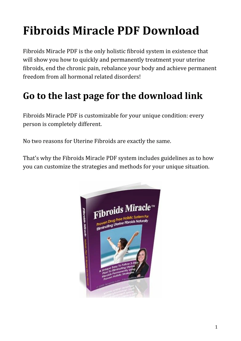 fibroids miracle pdf download fibroids miracle