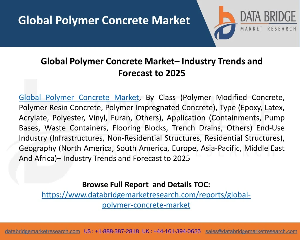 global polymer concrete market