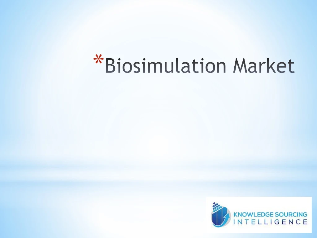 biosimulation market