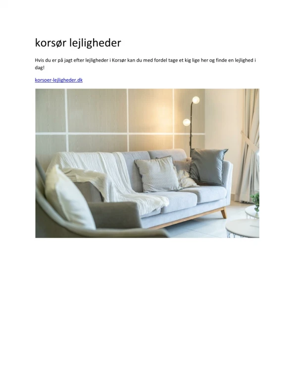 kors r lejligheder