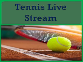Tennis Live Stream