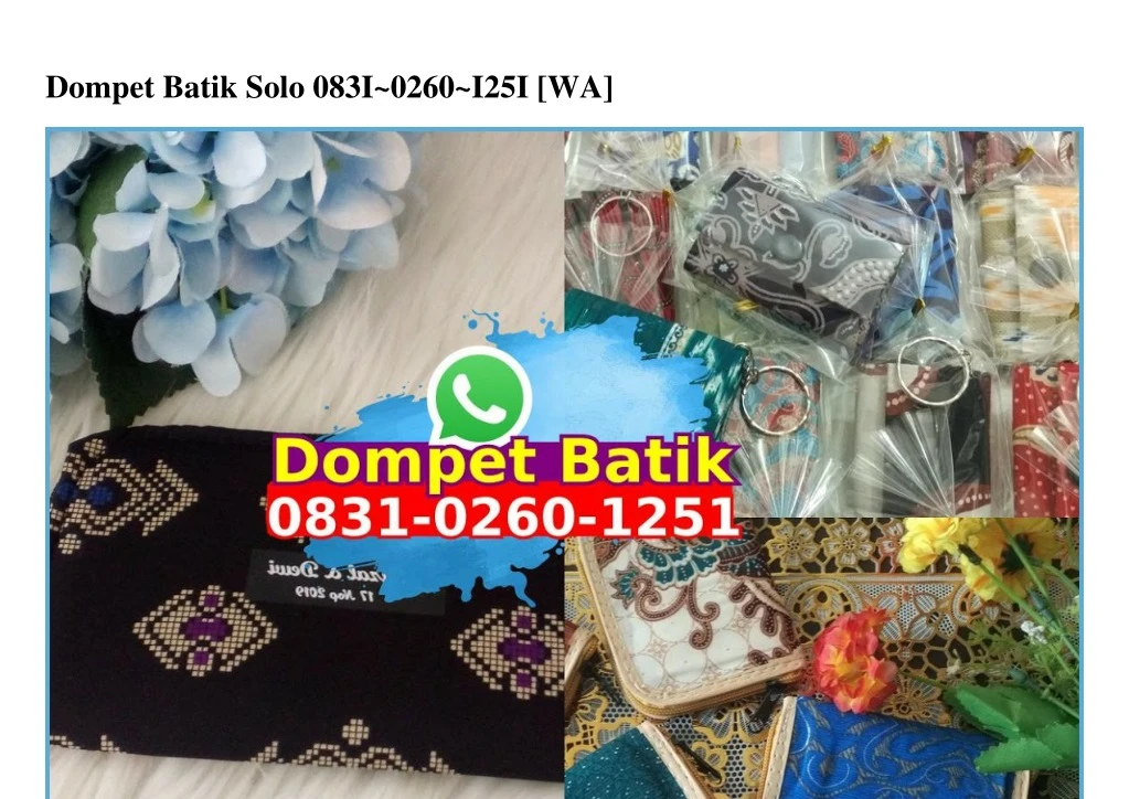 dompet batik solo 083i 0260 i25i wa