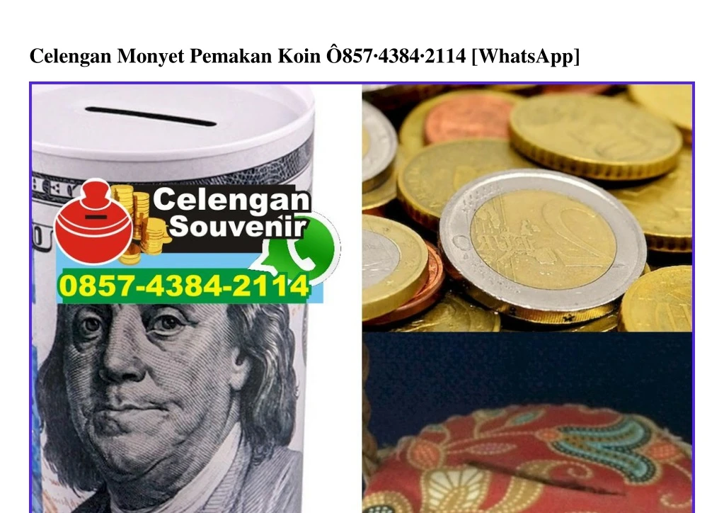 celengan monyet pemakan koin 857 4384 2114