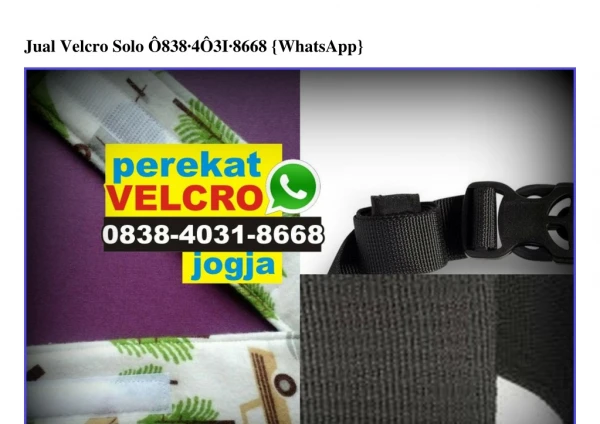 jual velcro solo 838 4 3i 8668 whatsapp